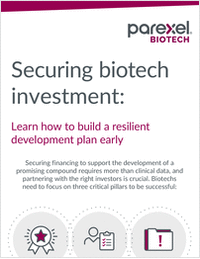 Securing biotech investment: Learn how to build a resilient development plan early