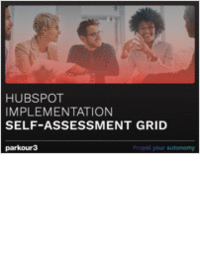 HubSpot Implementation Self-Assessment Grid