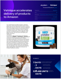 Vetnique accelerates delivery of products to Amazon