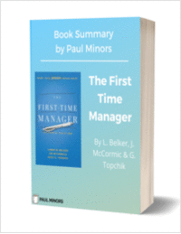 The First Time Manager Book Summary