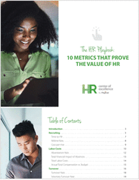The HR Playbook: 10 Metrics That Prove the Value of HR