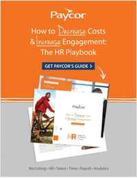 How to Decrease Costs & Increase Engagement: The HR Playbook