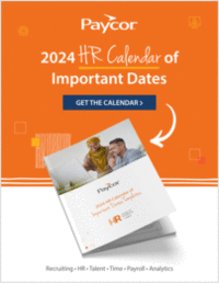 2024 HR Calendar of Important Dates
