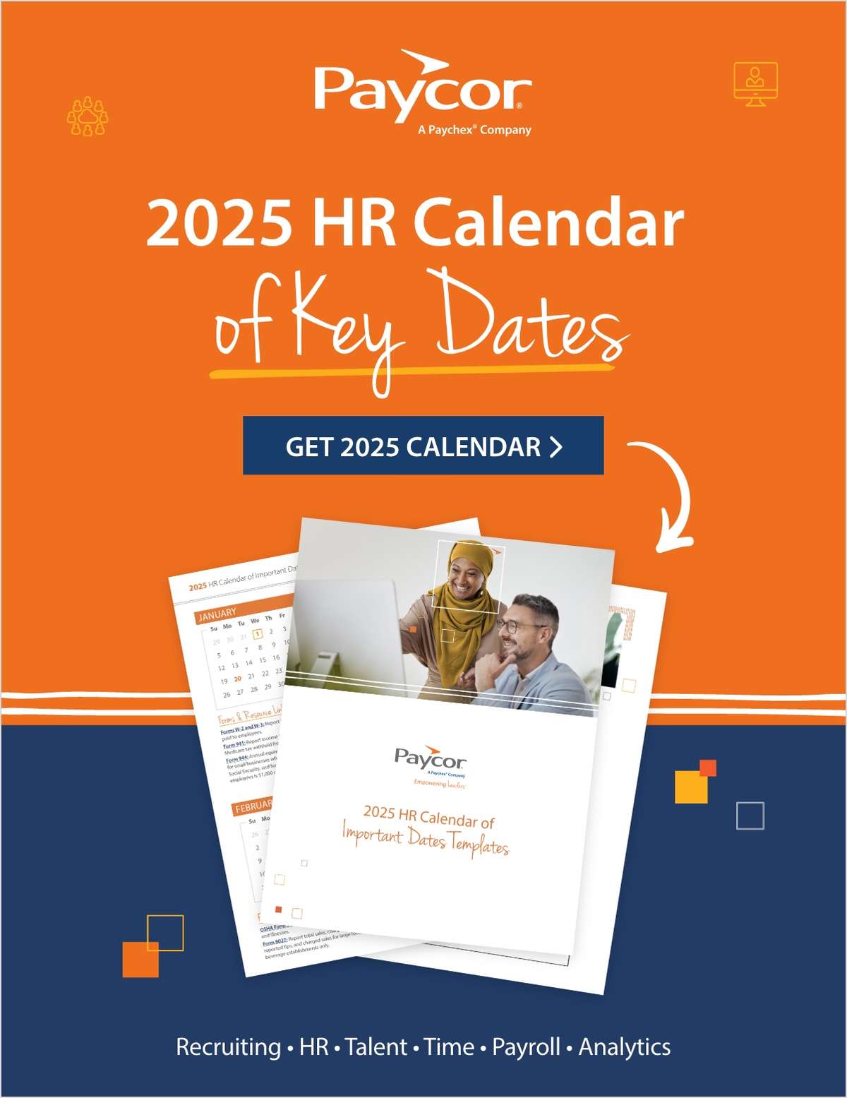 2025 HR Calendar of Key Dates