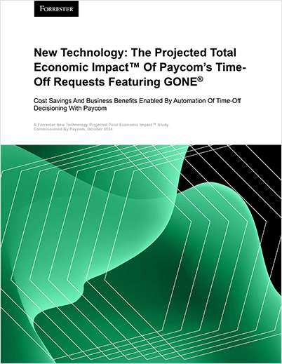 New Technology: The Projected Total Economic Impact™ of Paycom's Time-Off Requests Featuring GONE®
