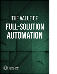 Nucleus Research: The Value of Full-Solution Automation With Paycom