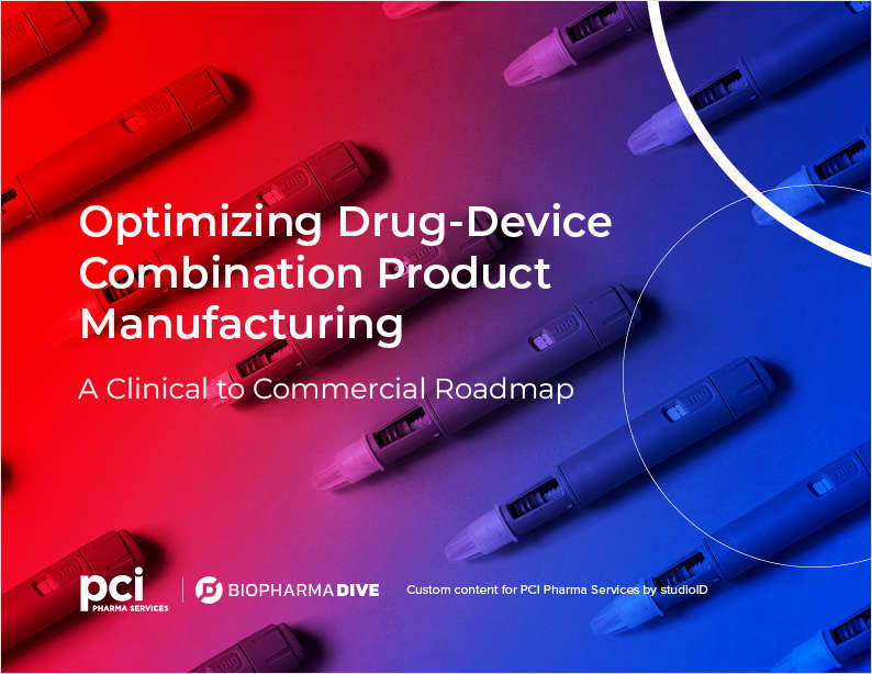 Optimizing Drug-Device Combination Manufacturing