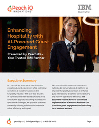 Peach iQ Hospitality Solution Brief