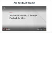 Is your AI infrastructure ready for LLMs? A Strategic Playbook for CIOs