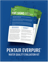 Pentair Everpure® Water Quality Evaluation Kit - Includes Free 7-Way Water Test Kit