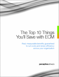 Top 10 Things You Will Save with Enterprise Content Management (ECM)