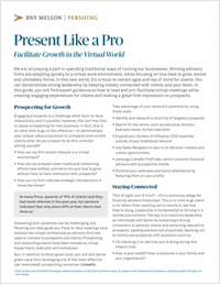 Present Like a Pro: Facilitate Growth in the Virtual World