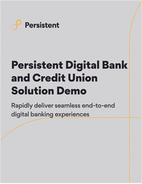 Persistent Digital Bank & Credit Union Solution