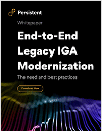 End-to-end Legacy IGA Modernization