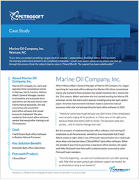 Case Study: Marine Oil Company, Inc. Warsaw, NC