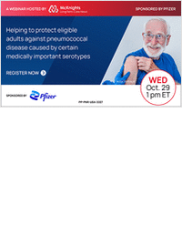 Helping to protect eligible adults against pneumococcal disease caused by certain medically important serotypes