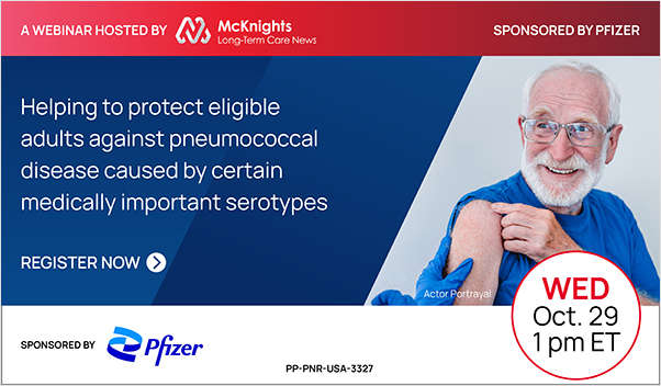 Helping to protect eligible adults against pneumococcal disease caused by certain medically important serotypes