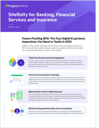 Sitefinity CMS for Banking, Financial Services and Insurance