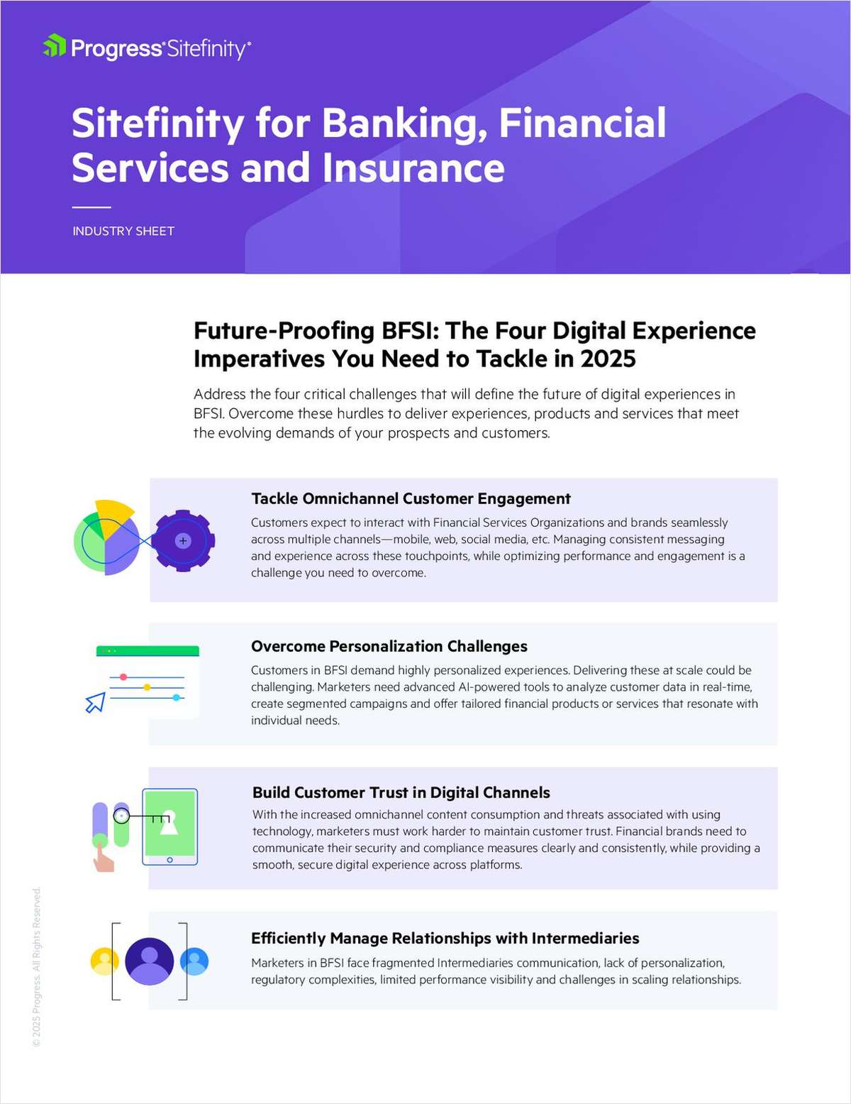 Sitefinity CMS for Banking, Financial Services and Insurance