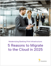 Modernizing Banking Print Infrastructure: 5 Reasons to Migrate to the Cloud in 2025