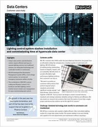 Lighting control system slashes installation and commissioning time at hyperscale data center