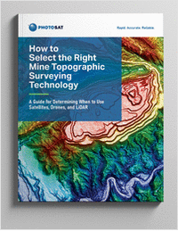 How to Select the Right Mine Topographic Surveying Technology.