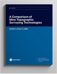 A Comparison of Mine Topographic Surveying Technologies
