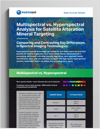Multispectral vs Hyperspectral Analysis for Satellite Alteration Mineral Targeting