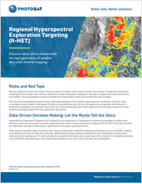 Regional Hyperspectral Exploration Targeting. Better data. Better Solutions.
