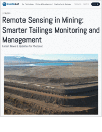 Remote Sensing in Mining