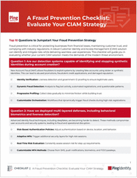 A Fraud Prevention Checklist: Evaluate Your CIAM Strategy