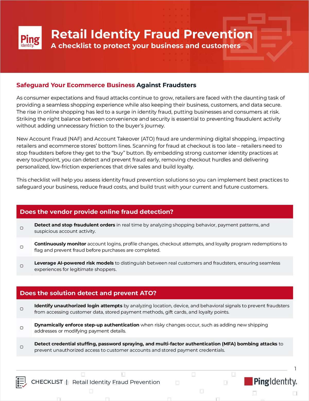 Retail Identity Fraud Prevention: A Checklist To Protect Your Business and Customers