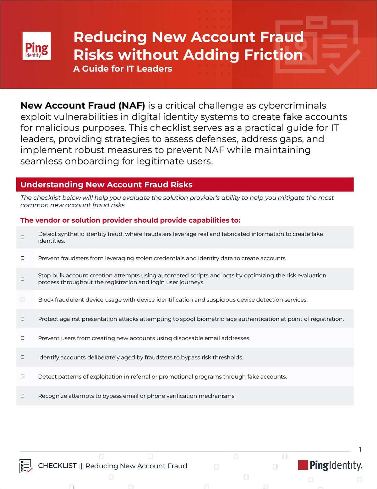 Reducing New Account Fraud Risks Without Friction: A Guide for IT Leaders