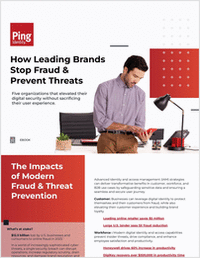 How Leading Brands Stop Identity Threats and Fraud