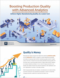 Boosting Production Quality with Advanced Analytics