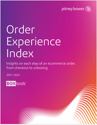 Pitney Bowes 2021-2022 Order Experience Index