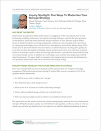 Read Forrester Analysts' Report on Five Ways to Modernize Your Storage Strategy