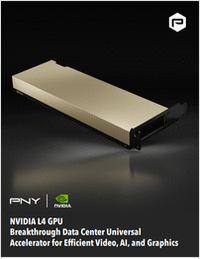 NVIDIA L4 GPU Breakthrough Data Center Universal Accelerator for Efficient Video, AI, and Graphics