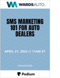 SMS Marketing 101 for Auto Dealers