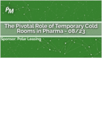 Webinar: The Pivotal Role of Temporary Cold Rooms in Pharma