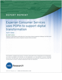 Experian Consumer Services CTO Uses POPin to Support Digital Transformation
