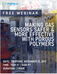 Making Gas Sensors Safer & More Effective with Porous Polymers