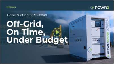 Off-Grid, On Time, Under Budget: Efficient Power Solutions for Construction