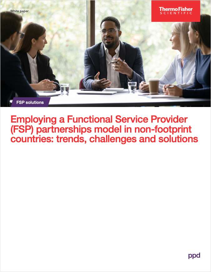 Employing a Functional Service Provider (FSP) partnerships model in non-footprint countries: trends, challenges and solutions