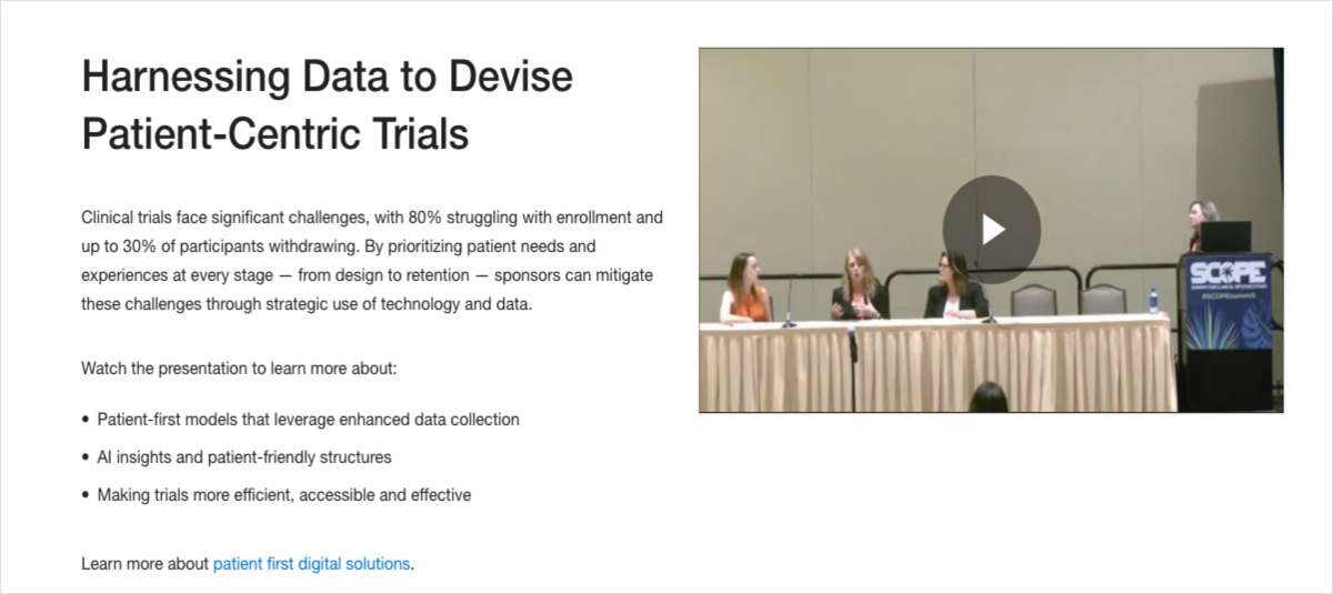 Harnessing Data to Devise Patient-Centric Trials