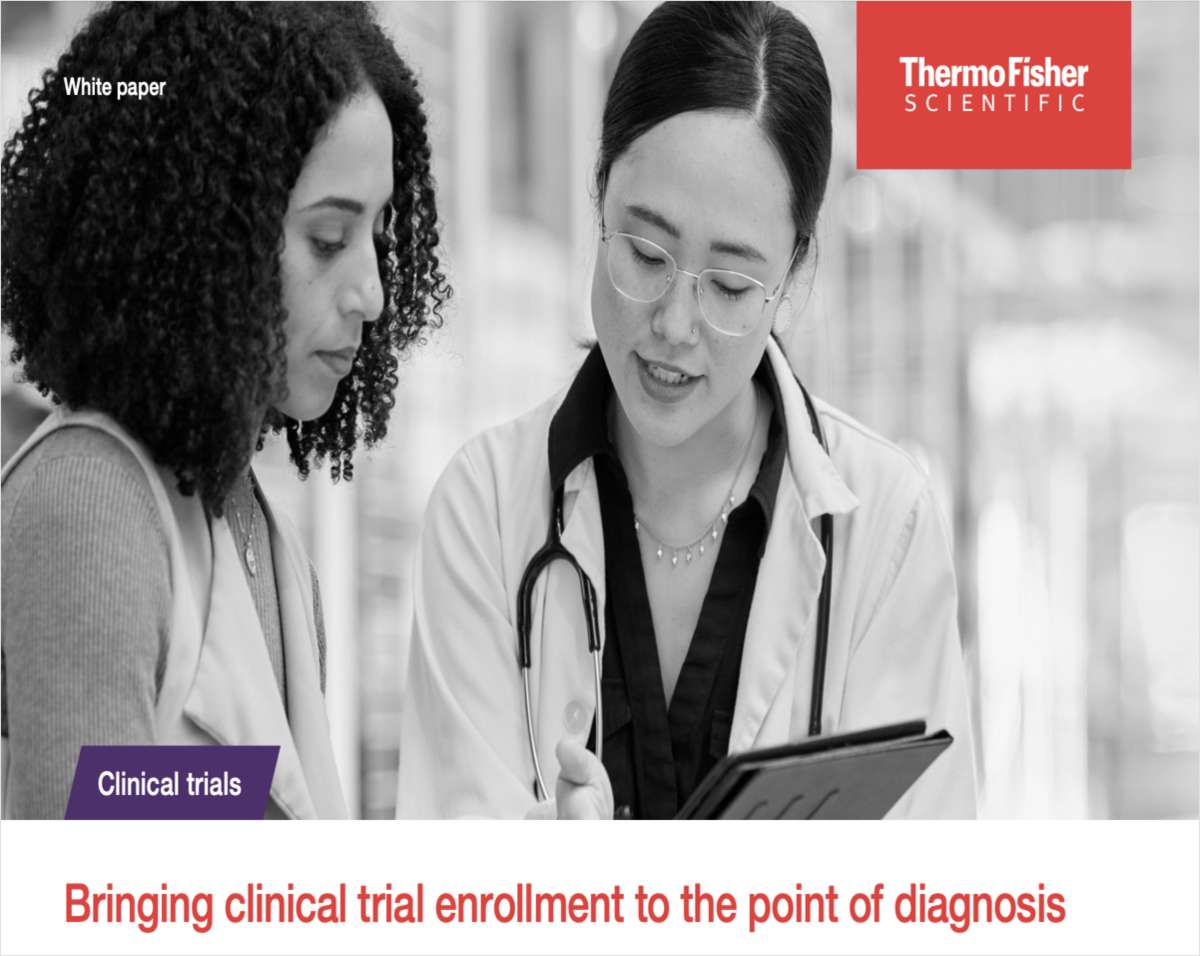 Bringing clinical trial enrollment to the point of diagnosis