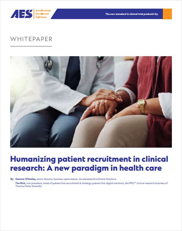 Humanizing patient recruitment in clinical research: A new paradigm in health care