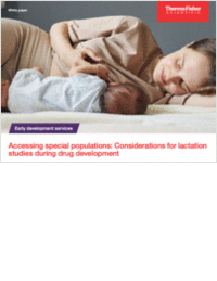 Accessing special populations: Considerations for lactation studies during drug development