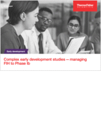 Complex early development studies -- managing first-in-human (FIH) to Phase Ib