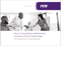 Keys to Successfully Implementing Functional Service Partnerships